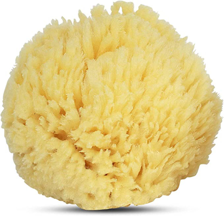 Picture of 0004-NATURAL SEA SPONGE WITH ADULT CLOTH GLOVE -BABY SET